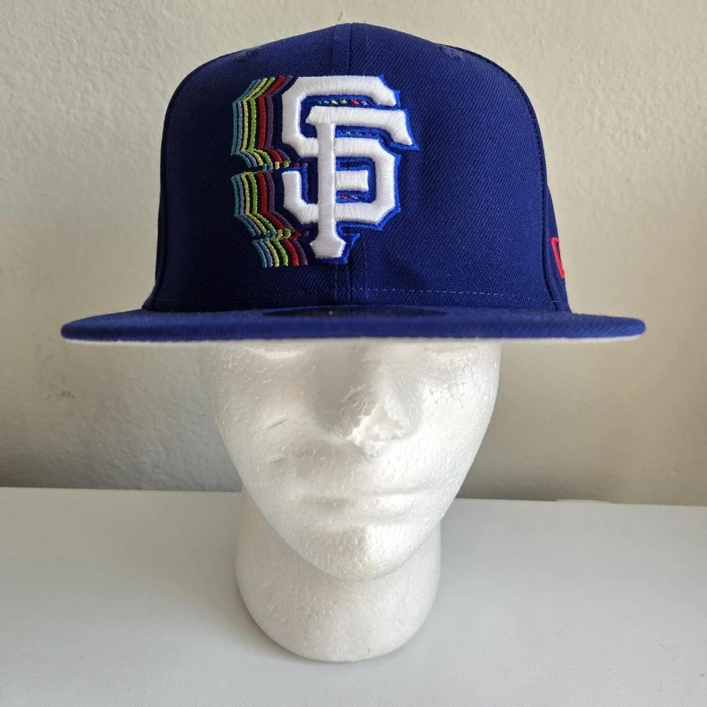 New Era San Francisco Giants 1984 All Star Game Patch 59Fifty Blue Fitted Hat 7½